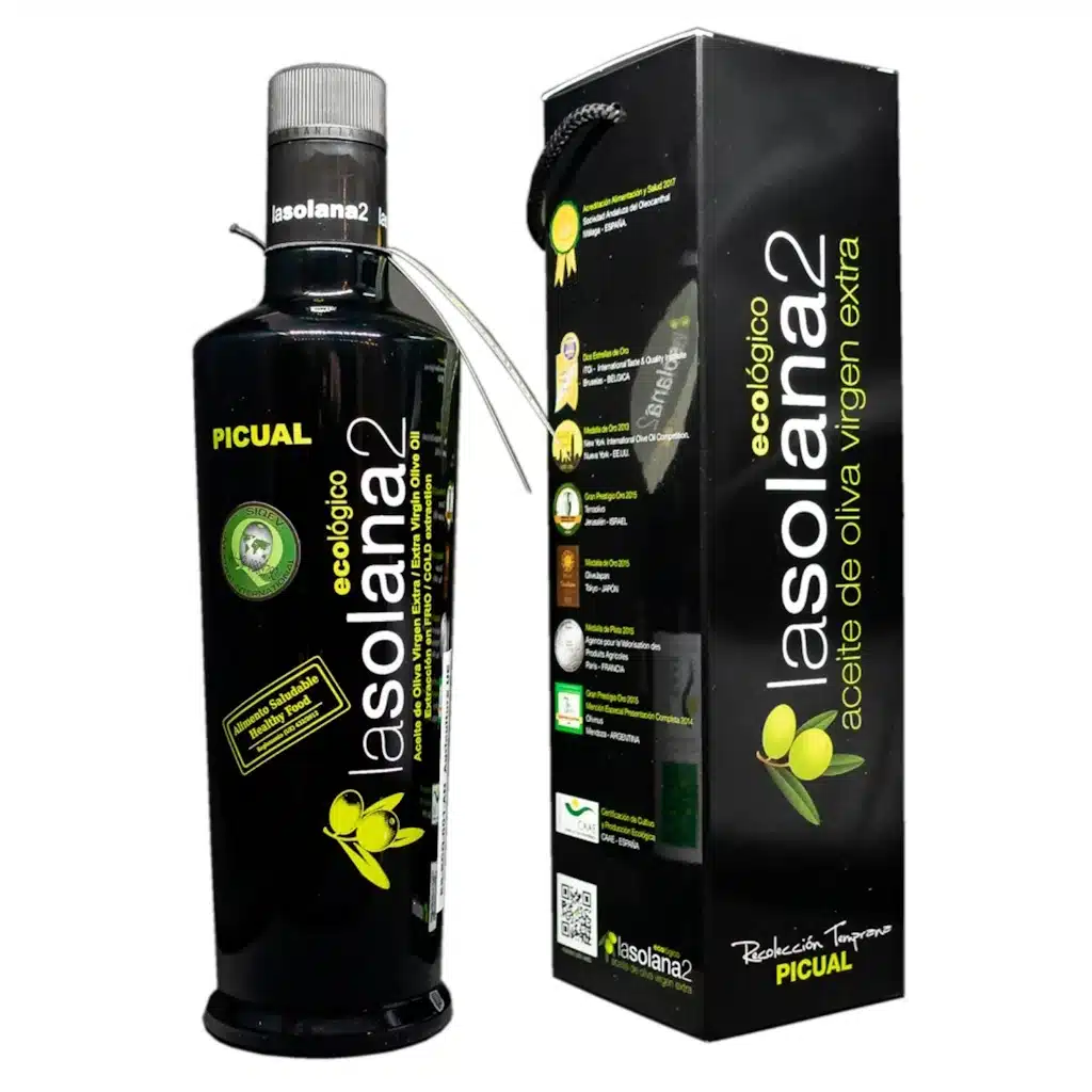 Presentaciones AOVE: Botella + Estuche